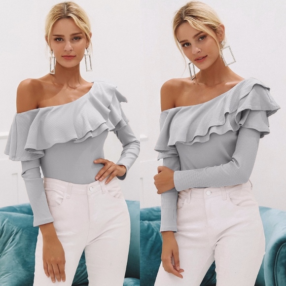 Tops - MIA Off Shoulder Ruffles Top